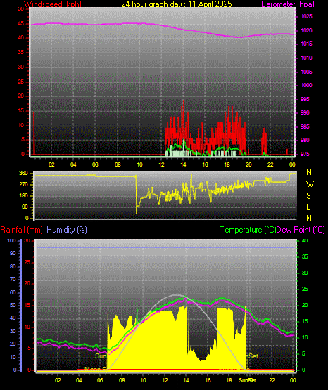 24 Hour Graph for Day 11