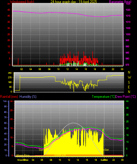 24 Hour Graph for Day 19