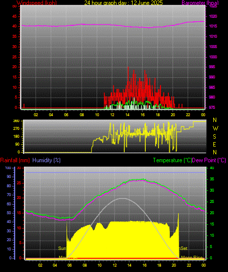 24 Hour Graph for Day 12