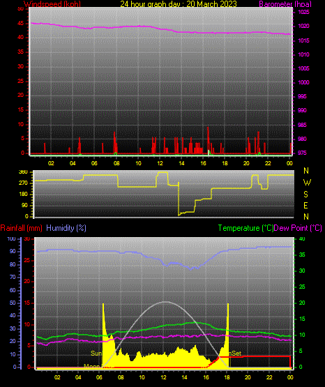 24 Hour Graph for Day 20