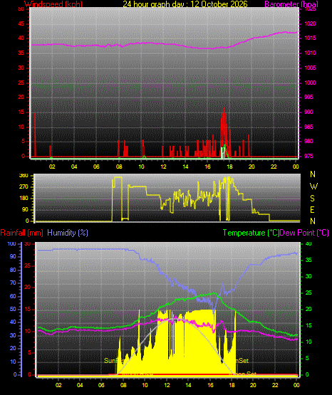 24 Hour Graph for Day 12