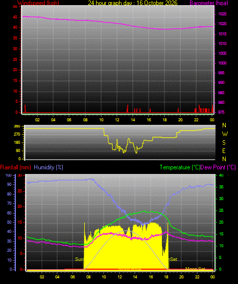 24 Hour Graph for Day 16