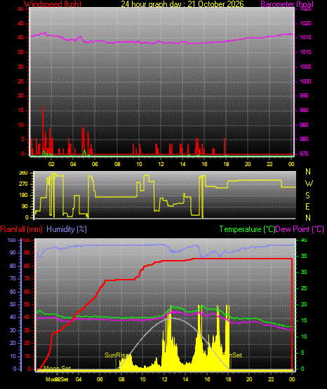 24 Hour Graph for Day 21