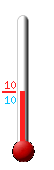 Attualmente ci sono: 10.5, Max: 23.8, Min: 9.8
